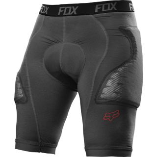 FOX Racing Titan Race suojashortsit harmaa ja musta